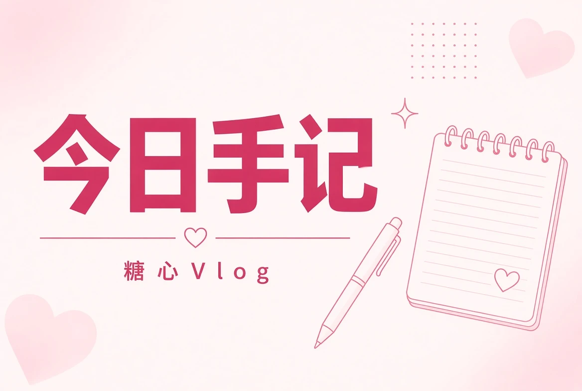 今日手记记录画面